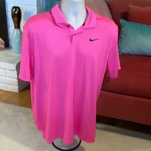 ⛳️🏌️Nike Dri-Fit Pink Polo Golf Shirt:  Peninsula Golf Course